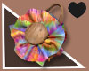 0123 Rainbow Flower Bag