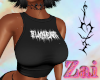 Black Heart Baddie Tank