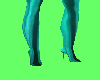 Turquoise Boots