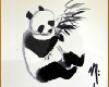 Chinese paint- Panda eat