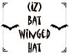 (IZ) Bat Winged Hat
