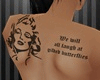 [AS]Marilyn Monroe Tatto