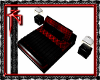 Red Black Lux Bed 1