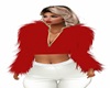 ASL Diane Red Fur Jacket