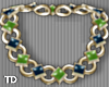 TDl Blue Green Necklace
