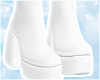 Lya White Boots