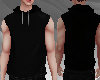 M! Black Hooded Vest