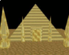 little gold piramide