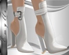 Alya white boots