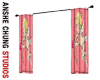 Cupid Pattern Curtain