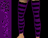 Purple Striped Stockings