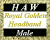 Royal Golden Headband M
