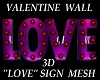 Valentine Love Sign Mesh