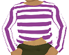 sweater stripes purple