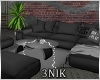 3N:DERV: Black couch set