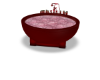 Red Valentines Tub