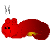 Dragon Sleeping Red