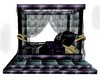 Purple & Black rose bed