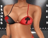 Red Dell Cross Bikini