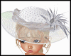 KIDS WHITE FANCY HAT