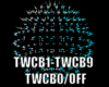 DJ light - Teal White CB
