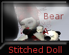 (HP) Emo Stitched Bear