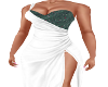 White Side Slit Dress