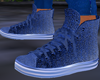 blue glitter sneakers