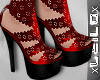 ! L! Red Lace Shoes