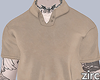 polo shirt beige+ tattoo