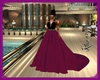 robe long purple black