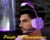 {v} Purple  DJ Headphone