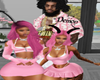 Family in Pink