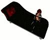 Black & Red Chaise