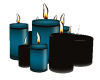 S_Teal Candles