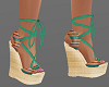 H/Summer Lace-up Sandals