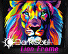 Lion Neon Art Frame