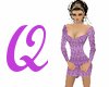 Lavender SS Mini Dress