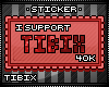 40k Support Sticker