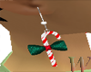 Candy Cane Ear Rings