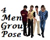 4 Men Group Pose