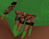Web Gloves Green Nails