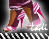 *Ladi*Zebra Shoes Pink