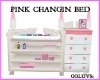 PINK CHANGING BED