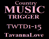 COUNTRY  TWTD1-15