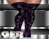 purple thigh high boots