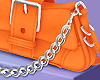 🖤Orange Chain Handbag
