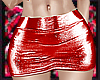 Metallic Red Skirt