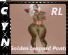 RL Golden Leopard Pants