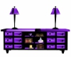 Black & Purple Sideboard